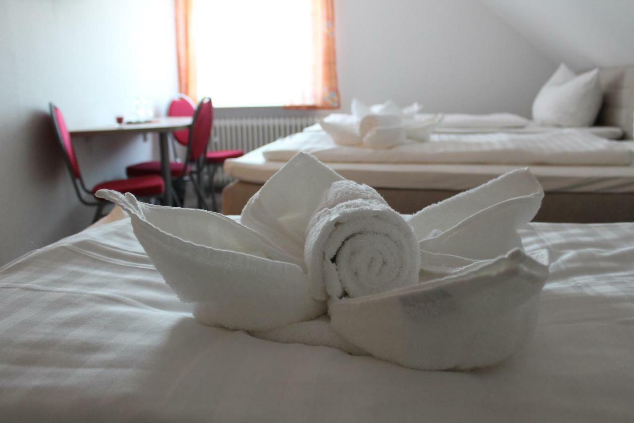 Отель Gastehaus Hubertushof - 24H Check-In Hausen  Экстерьер фото